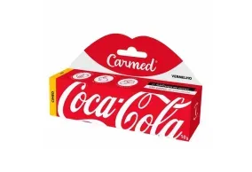 Hidratante Labial Carmed Coca-Cola Vermelho 10g