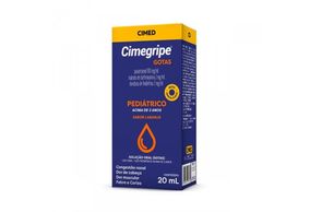 Cimegripe 2mg/mL + 2mg/mL + 100mg/mL Solução Oral (Gotas) - Frasco com 20 mL