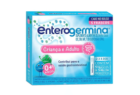 Probiótico Enterogermina com 5 Frascos de 5ml