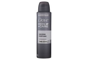 Desodorante Antitranspirante Aerossol Dove Men+Care Sem Perfume com 150mL