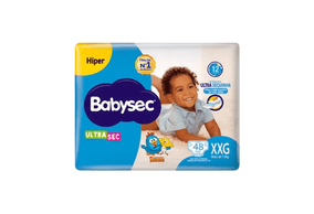 Fralda Babysec Ultrasec Jumbinho Galinha Pintadinha XXG com 12 unidades