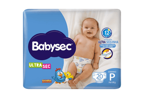 Fralda Babysec Ultrasec Jumbinho Galinha Pintadinha P com 20 unidades