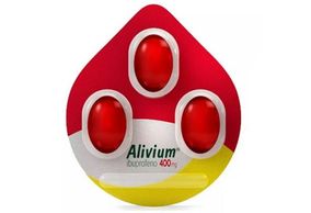 Alivium 400mg Cápsula Mole   Blíster com 3 Cápsulas
