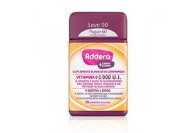 Addera + Cabelo e Unhas 2000UI 90 Comprimidos Revestidos