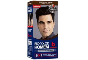 Tonalizante Biocolor Bozzano Homem Castanho Médio