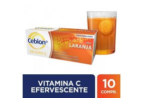 Cebion 1g Comprimido Efervescente - Tubo com 10 Comprimidos