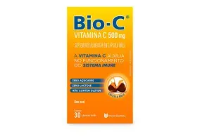 Suplemento Alimentar Bio-C 500mg Cápsula Mole - Caixa com 30 Cápsulas