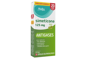 Simeticona 125mg Cápsula Mole - Caixa com 20 Cápsulas