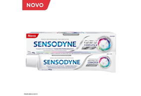 Creme Dental Branqueador Sensodyne Proteção Completa+ Caixa com 90g