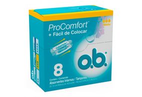 Absorvente Interno O.B. Procomfort Medio 8 Unidades