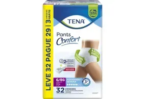 Roupa Íntima Descartável Tena Pants Confort G/EG 32 unidades