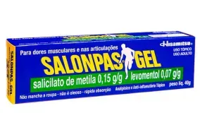 Salonpas 0.07G/G + 0.15G/G Gel dermatológico - Tubo com 40g