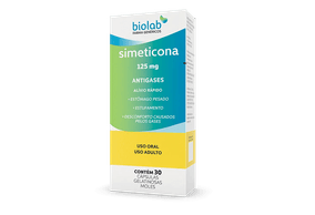 Simeticona 125mg Cápsula Mole - Caixa com 30 Cápsulas