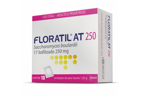 Floratil AT 250mg/1.25g Pó Oral - 10 Envelopes com 1.25g