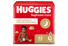 Fralda Huggies Supreme Care Disney Baby G - 32 unidades