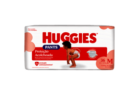 Fralda Calça Huggies Supreme Care M Pacote Mega 36 Unidades