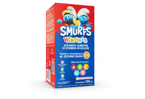 Polivitamínico Infantil Os Smurfs Solução Oral 120mL