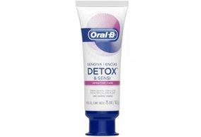 Creme Dental Oral-B Gengiva Detox e Sensi Sensitive Care 102g