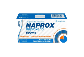 Naprox Naproxeno 500mg 20 Comprimidos